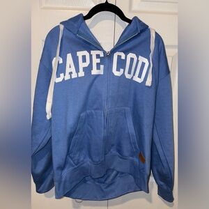 Woman’s Blue Cape Cod Zip Up Hoodie